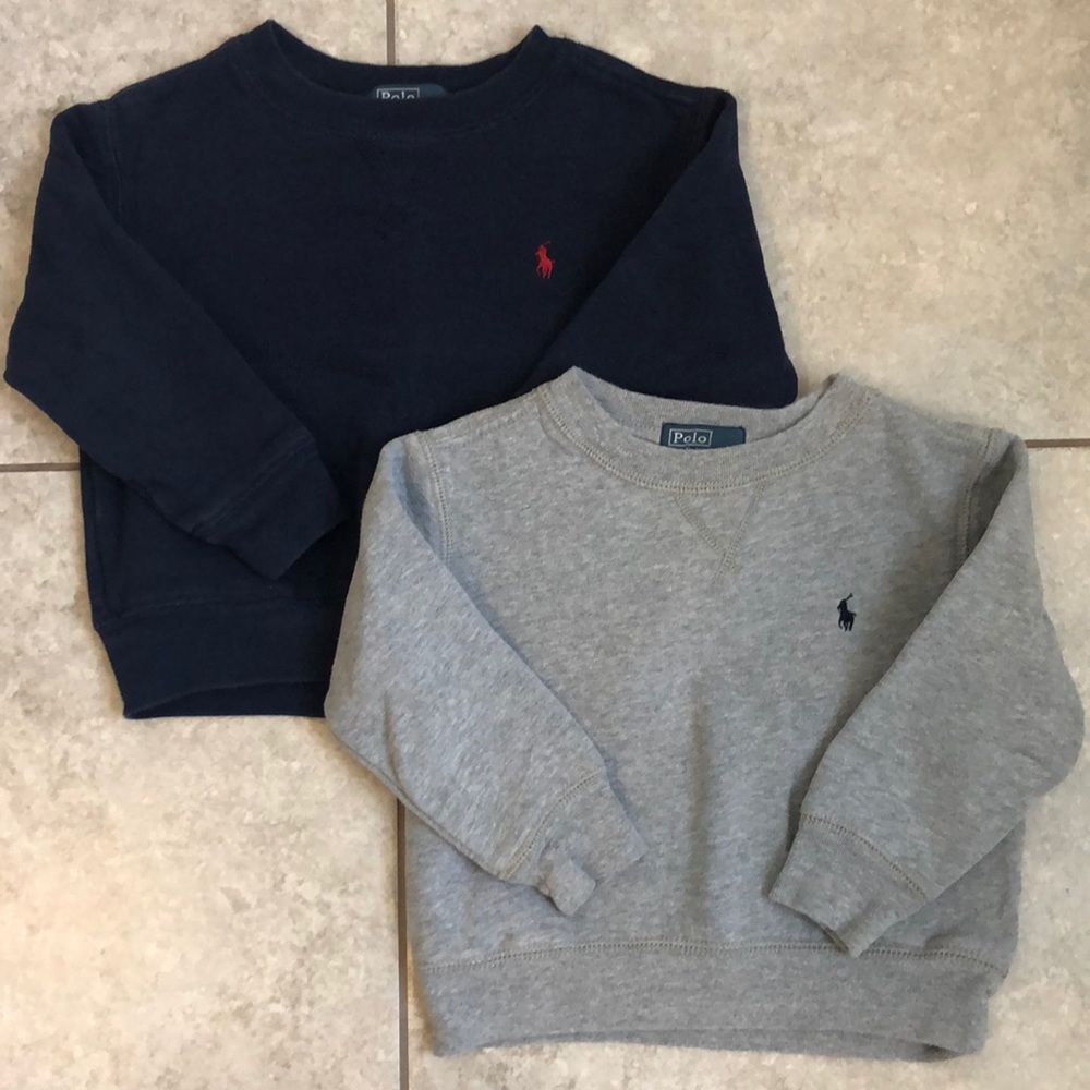 Boys Polo Sweatshirt Pair